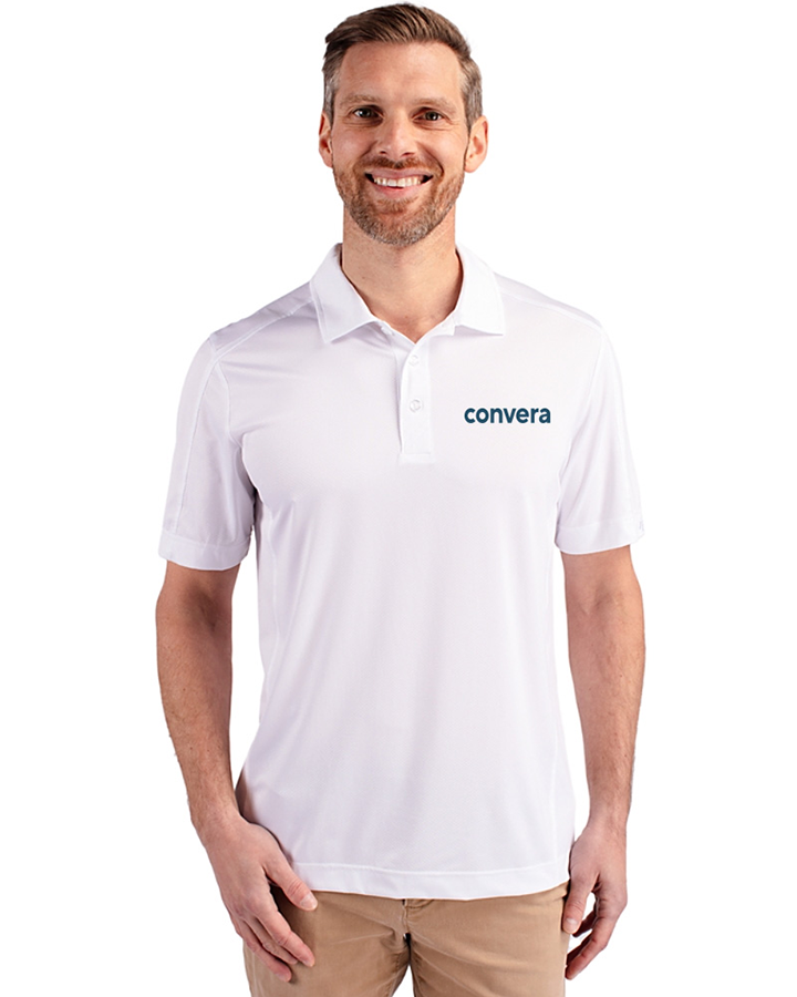 Cutter & Buck Prospect Eco Textured Stretch Recycled Polo Shirts