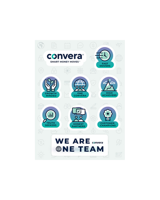 Company Values Sticker Sheet